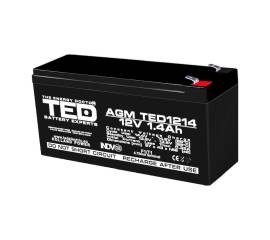 Acumulator agm vrla 12v 1,4a dimensiuni 97mm x 47mm x h 50mm f1 ted battery expert holland ted002716 (20)
