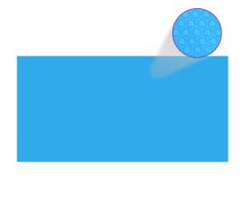 Prelată piscină, albastru, 975 x 488 cm, pe