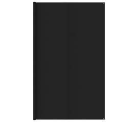 Covor de cort, negru, 400x800 cm, hdpe