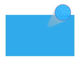 Prelată de piscină, albastru, dreptunghiular, 500 x 300 cm, pe