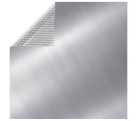 Prelată de piscină, argintiu, 800x500 cm, pe, dreptunghiular