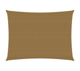 Pânză parasolar, gri taupe, 3,5x5 m, hdpe, 160 g/m²