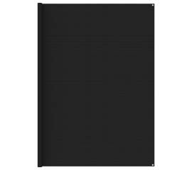 Covor pentru cort, negru, 300x600 cm