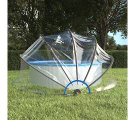 Cupolă pentru piscină, 467x234 cm, pvc, rotund