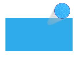 Prelată piscină, albastru, 488 x 244 cm, pe