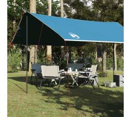 Prelată de camping, albastru, 460x305x210 cm, impermeabilă