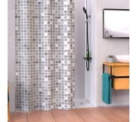 Eisl perdea de duș tip mozaic, gri, 200x180x0,2 cm