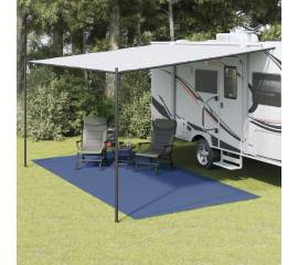 Covoraș de camping, albastru, 5x2,5 m
