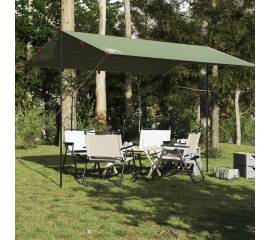 Prelată de camping, verde, 400x294 cm, impermeabilă