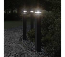 Lampă de podea de exterior, negru, 50 cm, aluminiu