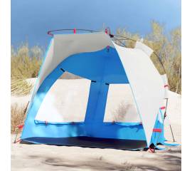 Cort camping 2 persoane albastru azur impermeabil setare rapidă