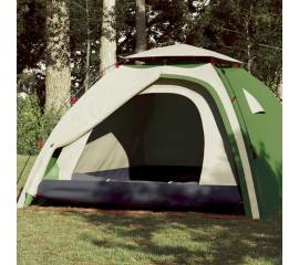 Cort de camping cupolă 4 persoane, setare rapidă, verde