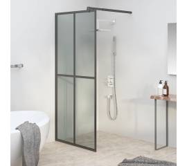Paravan duș walk-in 80x195 cm sticlă securizată culoare închisă