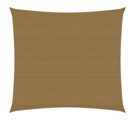 Pânză parasolar, gri taupe, 2,5 x 2,5 m, hdpe, 160 g/m²