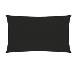 Pânză parasolar , negru, 5x8 m , hdpe, 160 g/m²