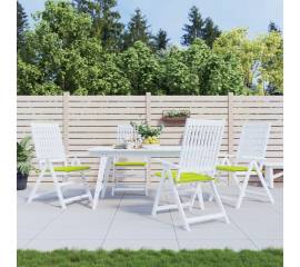 Perne scaune grădină 4 buc. verde 40x40x3 cm țesătură oxford