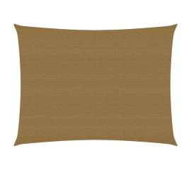 Pânză parasolar, gri taupe, 3,5x4,5 m, hdpe, 160 g/m²