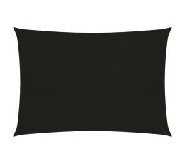 Pânză parasolar, negru, 3,5x5 m, hdpe, 160 g/m²