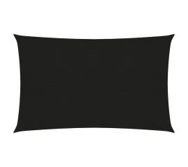 Pânză parasolar, negru, 5x7 m, hdpe, 160 g/m²