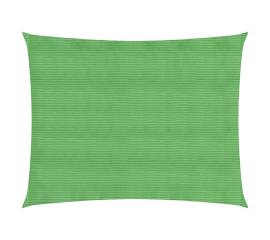 Pânză parasolar, verde deschis, 4x5 m, hdpe, 160 g/m²