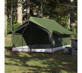 Cort de camping pentru 2 persoane, verde măsliniu, impermeabil