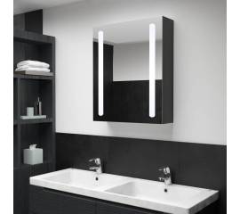 Dulap de baie cu oglindă și led-uri, 50x13x70 cm