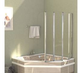 Cabină de baie, 120 x 140 cm, sticlă securizată, transparent