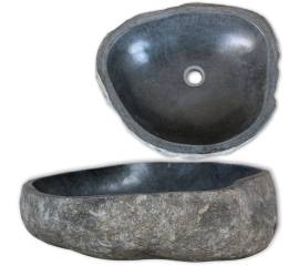 Chiuvetă din piatră de râu, 38-45 cm, oval