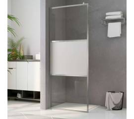 Paravan de duș walk-in, 80 x 195 cm, sticlă esg semi-mată