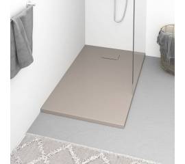 Cădiță de duș, maro, 120x70 cm, smc