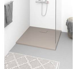 Cădiță de duș, maro, 90x80 cm, smc