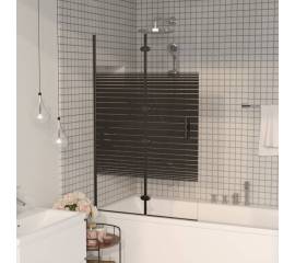 Cabină de duș pliabilă, negru, 80x140 cm, esg