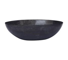 Chiuvetă, negru, 53x40x15 cm, marmură