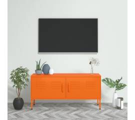 Comodă tv, portocaliu, 105x35x50 cm, oțel