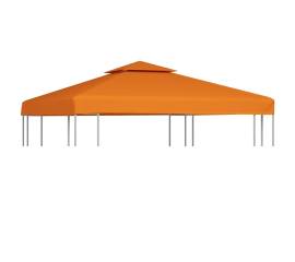Copertină rezervă acoperiș pavilion portocaliu 3x3 m 310 g/m²