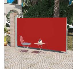Copertină laterală pentru terasă/curte, roșu, 160x300 cm