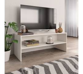 Comodă tv, alb, 100 x 40 x 40 cm, pal