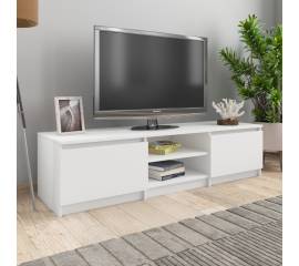 Comodă tv, alb, 140 x 40 x 35,5 cm, pal
