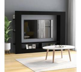Comodă tv, negru, 152 x 22 x 113 cm, pal