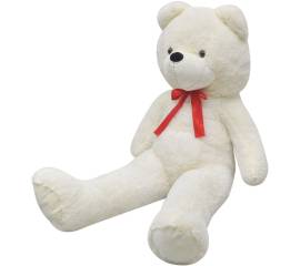 Ursuleț de pluș moale de jucărie xxl, alb, 135 cm