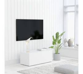 Comodă tv, alb, 80 x 34 x 30 cm, pal