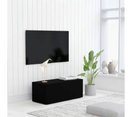 Comodă tv, negru, 80 x 34 x 30 cm, pal