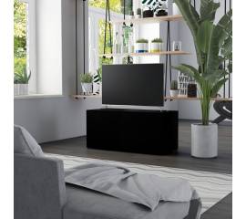 Comodă tv, negru, 80 x 34 x 36 cm, pal