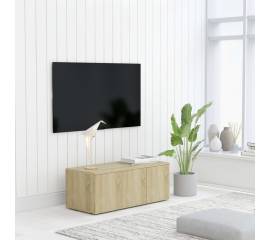 Comodă tv, stejar sonoma, 80 x 34 x 30 cm, pal