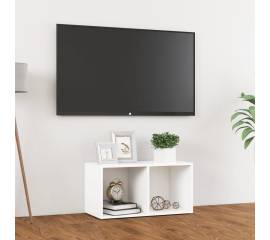 Comodă tv, alb, 72x35x36,5 cm, pal
