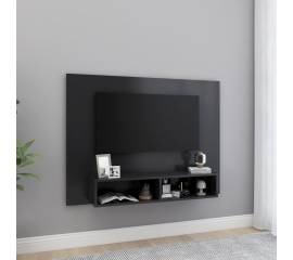 Comodă tv de perete, gri, 120x23,5x90 cm, pal