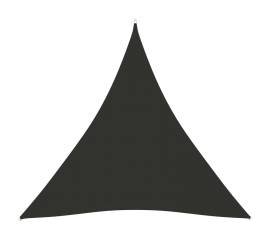 Parasolar, antracit, 4x4x4 m, țesătură oxford, triunghiular