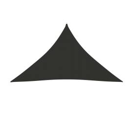 Parasolar, antracit 3,5x3,5x4,9 m țesătură oxford, triunghiular
