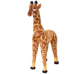 Jucărie de pluș girafă xxl maro și galben