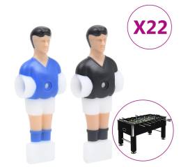 Jucători de masă de fotbal pentru tijă de 12,7 mm, 22 buc.